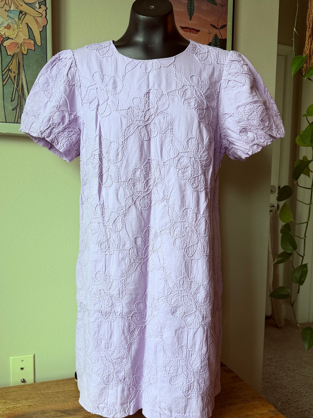 J. Crew Floral Embroidered Dress
